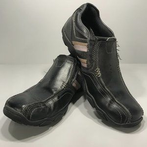Skechers Mens 10 Black Slip On Loafer SN 64275